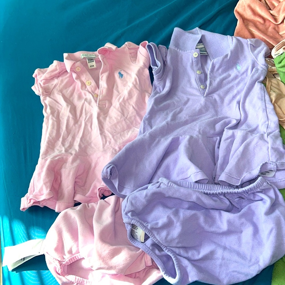 Ralph Lauren pink and purple set